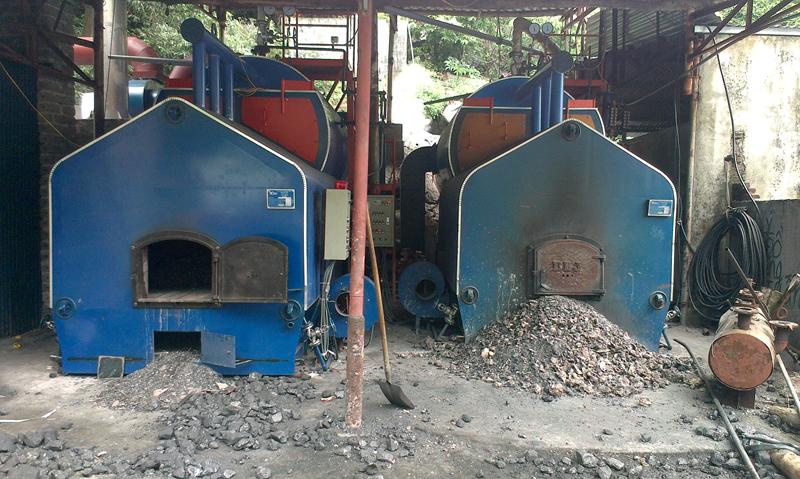 Nồi hơi đốt than củi công suất 4 tấn